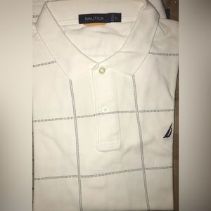 Nautica • XXL • White Short Sleeve Polo